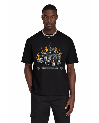 Cartel Flames Box Tee